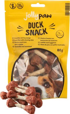 Duck Snack, with rawhide