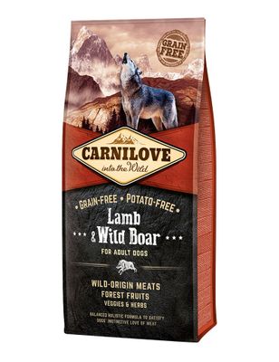 Carnilove Lamb-Wild Boar Adult (12 kg)