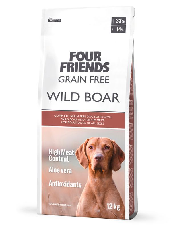 Fourfriends Dog GF Wild Boar 12 kg