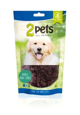 2pets Dogsnack Horse MiniCubes, 100 g x6