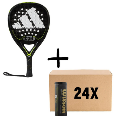 Padelracket Adidas Adipower 3.2 + Padelbollar Wilson