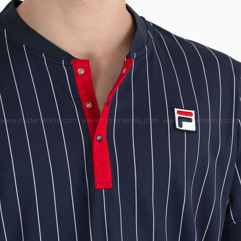 Fila Stripes Button Blå