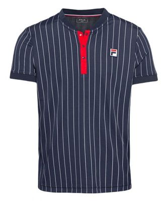 Fila Stripes Button Blå