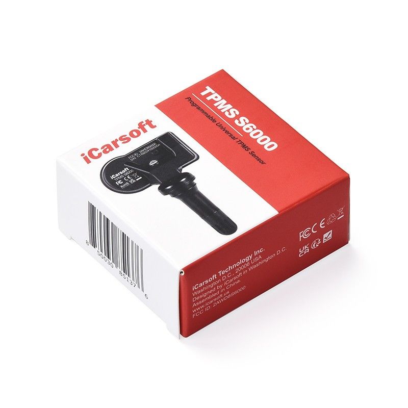iCarsoft TPMS S6000 – Däcktryckssensor för CR Eagle & TPMS V800
