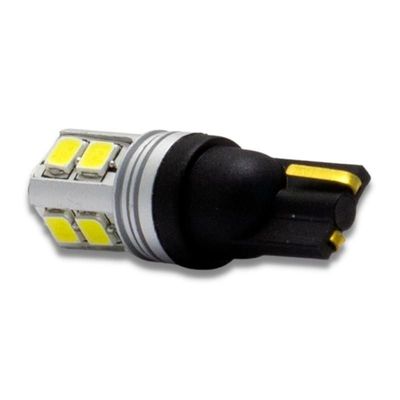 LED diodlampa T10 W5W med Canbus 10 st dioder xenonvit