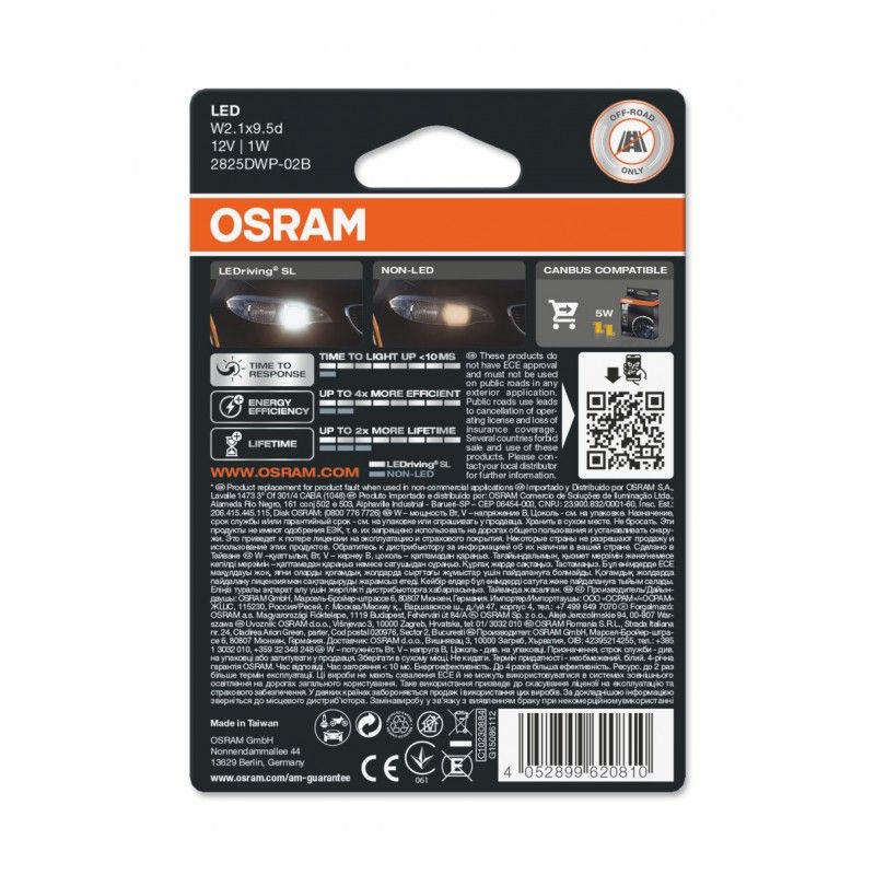 LEDriving LEDlampa SL W5W T10
