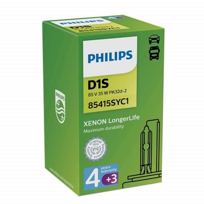Philips D1S 35W longer life 7 års garanti