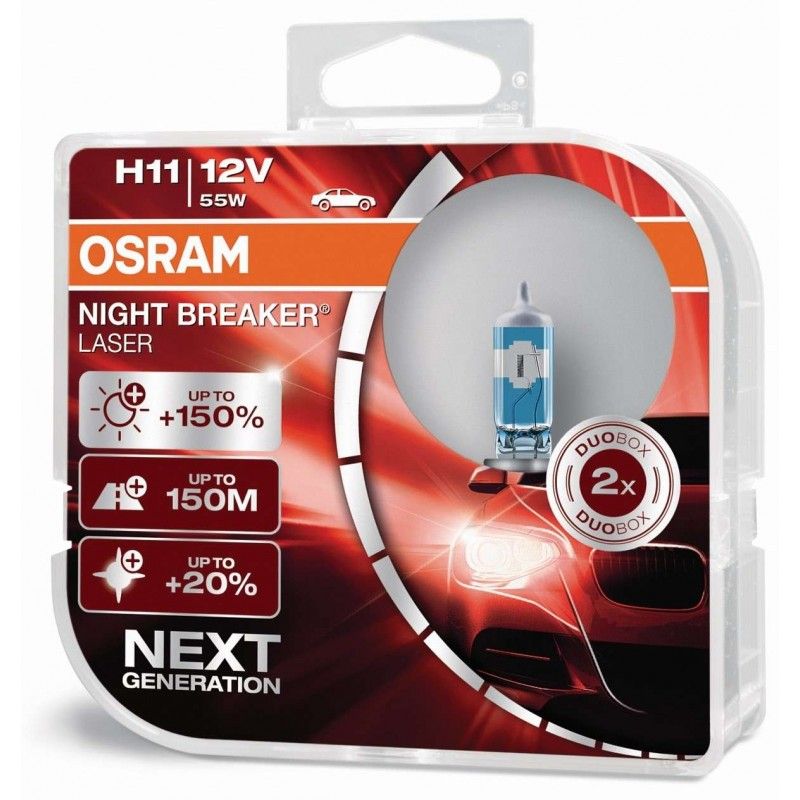 H11 Osram NIGHT BREAKER LASER 150 2-pack