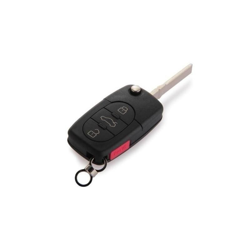 Audi Nyckelskal 3 knappar panic A4 A6 S8