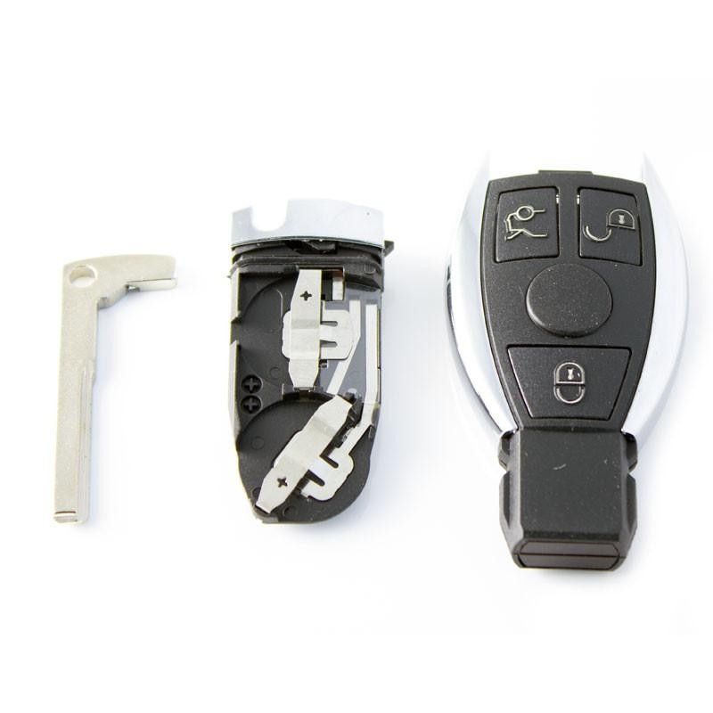 Mercedes Benz Smart Key nyckelskal Larmdosa med 3 knappar