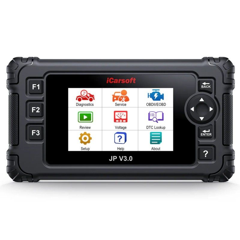 iCarsoft JP V3.0 2025 – Felkodsläsare OBD2 Diagnosverktyg för Japanska & Koreanska Bilar