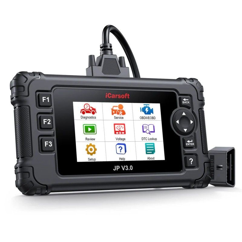 iCarsoft JP V3.0 2025 – Felkodsläsare OBD2 Diagnosverktyg för Japanska & Koreanska Bilar