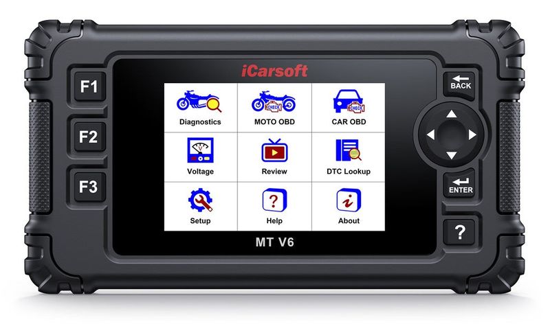 iCarsoft MT V6 för Victory – Professionell felkodsläsare för motorcykel
