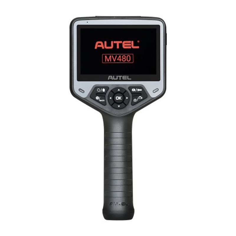Autel MaxiVideo MV480 Inspektionskamera – HD Videoskop med Dubbelkamera, 1080P, 4,1" Skärm och 1 m Flexibel Kabel
