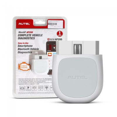 Autel MaxiAP AP200 Bluetooth OBD2 Diagnosverktyg – Full Systemdiagnos, Servicefunktioner & AutoVIN för iOS och Android