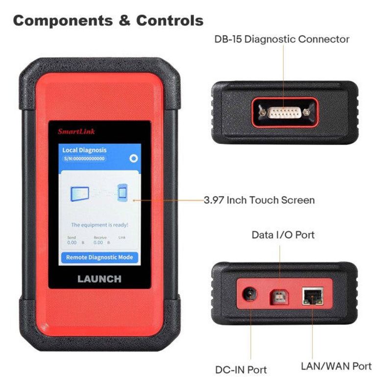 LAUNCH X-431 PRO3 V+ ELITE – Professionellt diagnosverktyg med SmartLink C 2.0