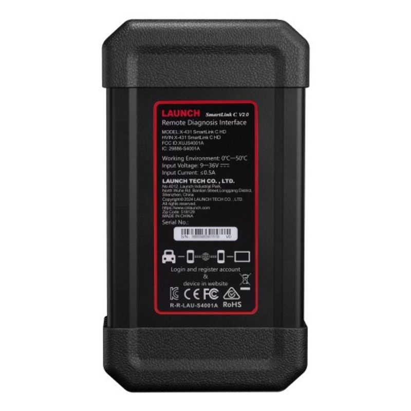 LAUNCH X431 SmartLink C 2.0 HD – Diagnosmodul för lastbilar och tunga fordon