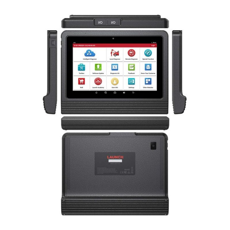 LAUNCH X431 V+ PRO 5.0 Diagnosverktyg – 10,1” OBD2 Scanner med Topologi, ECU-kodning och 55+ Servicefunktioner