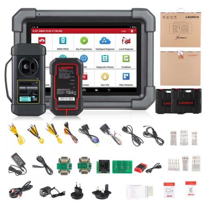 LAUNCH X431 IMMO PLUS – Professionellt diagnos- och nyckelprogrammeringsverktyg med X-PROG 3