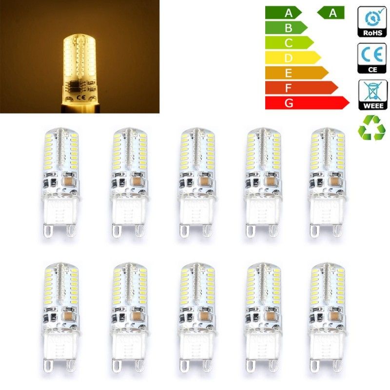 Led diodlampa G9 64 smd Varmvit