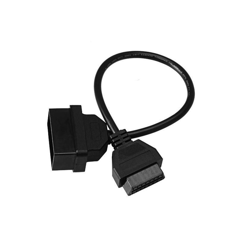 22 pin till 16Pin OBD2 diagnoskabel till Toyota