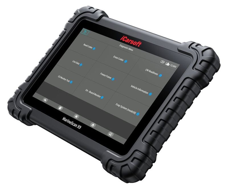 iCarsoft MarineScan X9 – Professionellt diagnosverktyg för båt, utombordare, inombordare och jetski