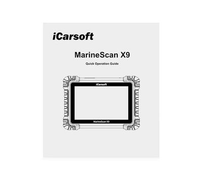 iCarsoft MarineScan X9 – Professionellt diagnosverktyg för båt, utombordare, inombordare och jetski