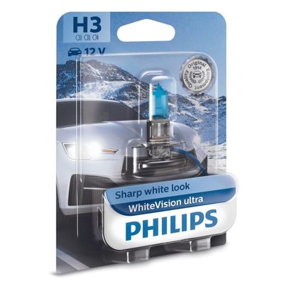 Philips WhiteVision Ultra halogenlampa H3