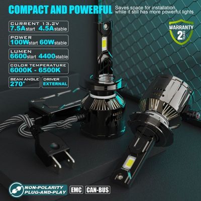 LED konverteringskit HP8 2-pack till halvljus och helljus