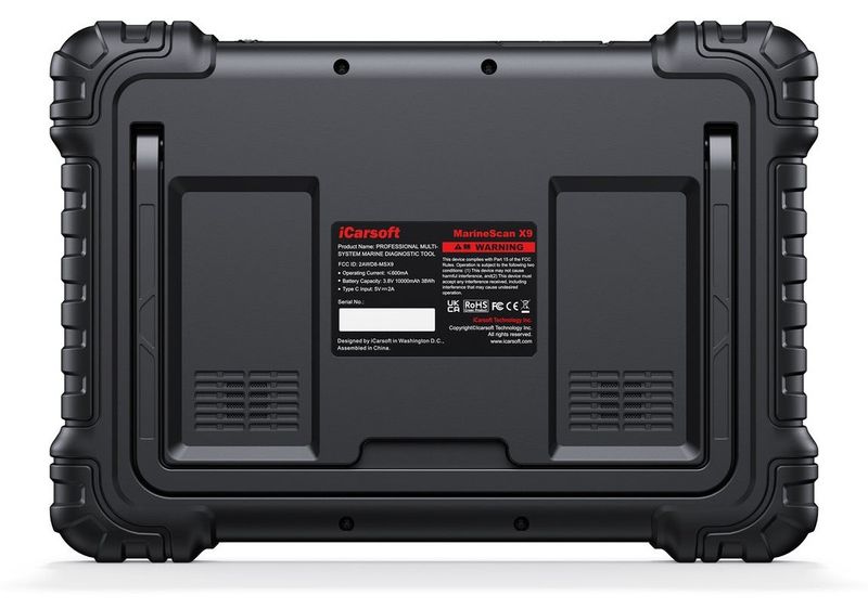 iCarsoft MarineScan X9 – Professionellt diagnosverktyg för båt, utombordare, inombordare och jetski