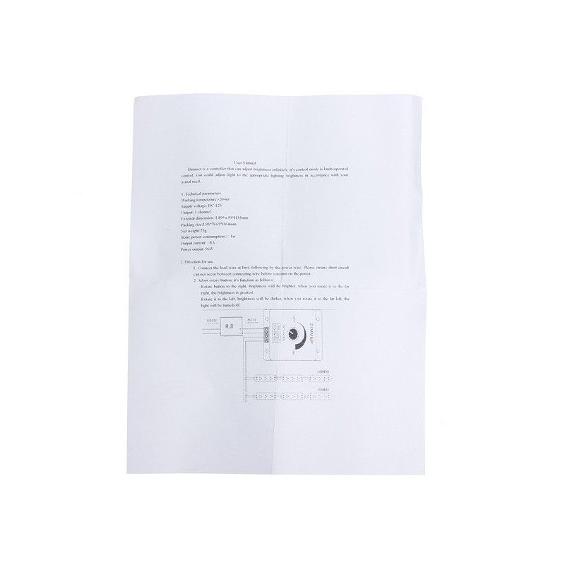 LED dimmer för DC 12V24V 8A