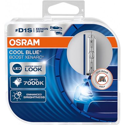 D1S Osram Xenarc Cool Blue Boost 2-Pack