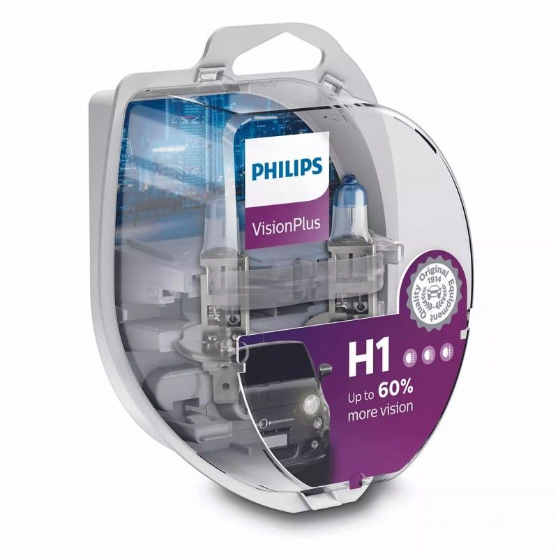 Philips H1 VisionPlus 60 2-pack