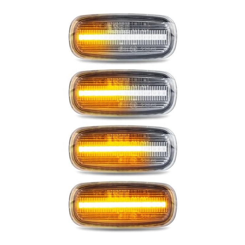 Dynamisk blinkers klar lins till Audi A2 A3 A4 A6 A8