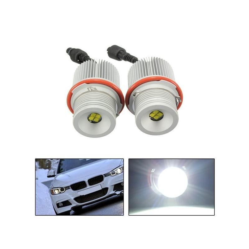 40W LED Angel Eyes Halo ringar för E39 E60