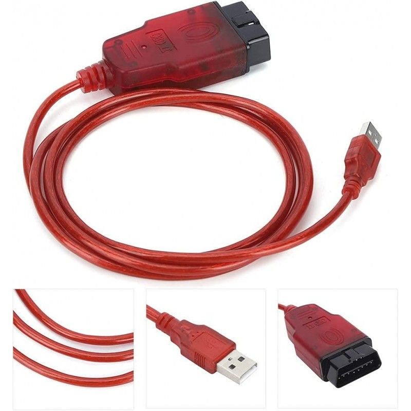 Renolink V1.99 OBD2 diagnoskabel kompatibel för Renault ECUprogrammerare