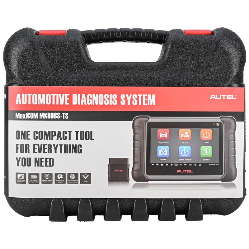 Autel MaxiCOM MK808S-TS – Diagnosverktyg med TPMS, Bi-Direktionell Styrning och Full Systemdiagnostik