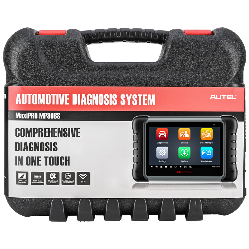 Autel MaxiPro MP808S OBD2 Felkodsläsare & Diagnosverktyg – ECU-kodning, Bi-direktionell Styrning och Full Systemdiagnostik