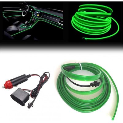 Glowstrip neon led slinga med cigg plugg 12V för dekoration 3 meter