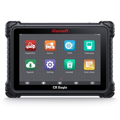 iCarsoft CR EAGLE Felkodsläsare Diagnosverktyg med Bluetooth, DoIP, TPMS – inkl. kabelkit & kamera