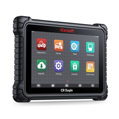 iCarsoft CR EAGLE Felkodsläsare Diagnosverktyg med Bluetooth, DoIP, TPMS – inkl. kabelkit & kamera