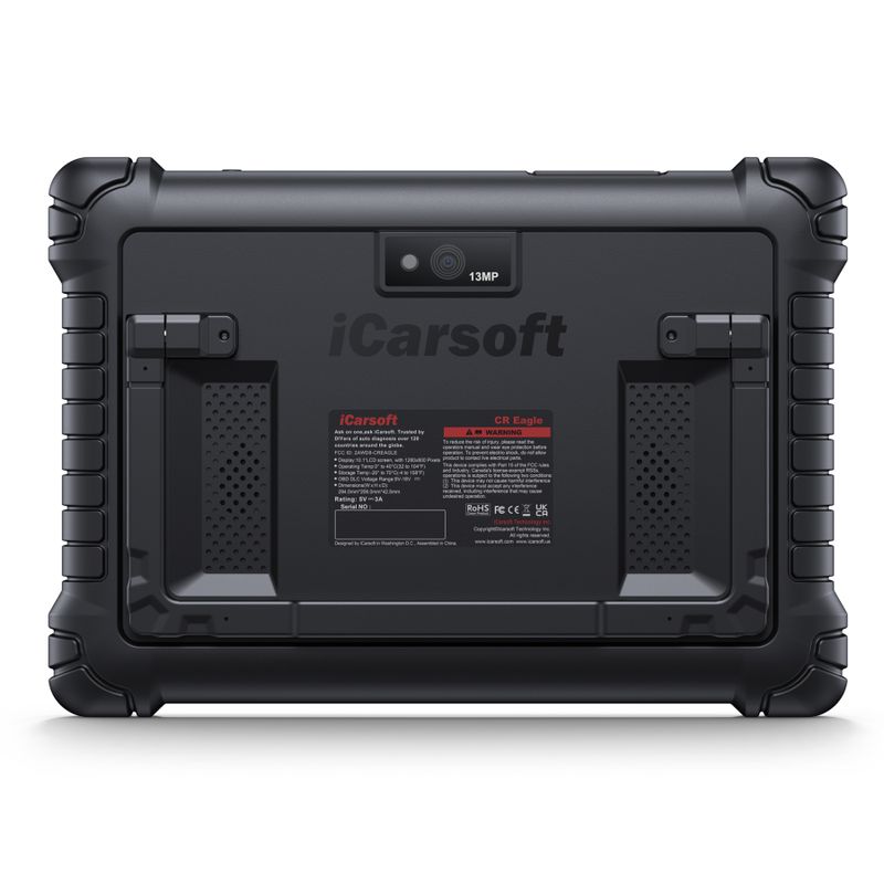 iCarsoft CR EAGLE Felkodsläsare Diagnosverktyg med Bluetooth, DoIP, TPMS – inkl. kabelkit & kamera