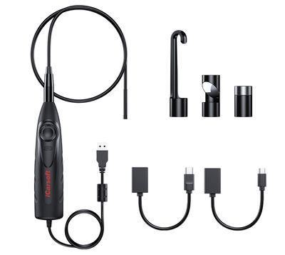 iCarsoft CR EAGLE Felkodsläsare Diagnosverktyg med Bluetooth, DoIP, TPMS – inkl. kabelkit & kamera