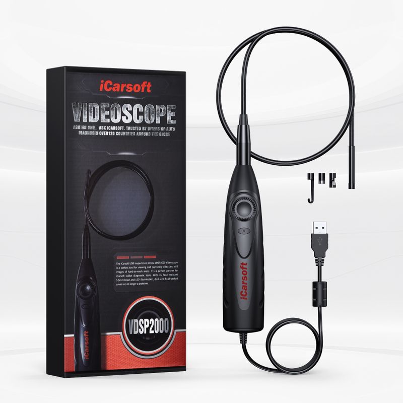 iCarsoft VDSP2000 Videoskop – USB-inspektionskamera för CR MAX och CR MAX BT