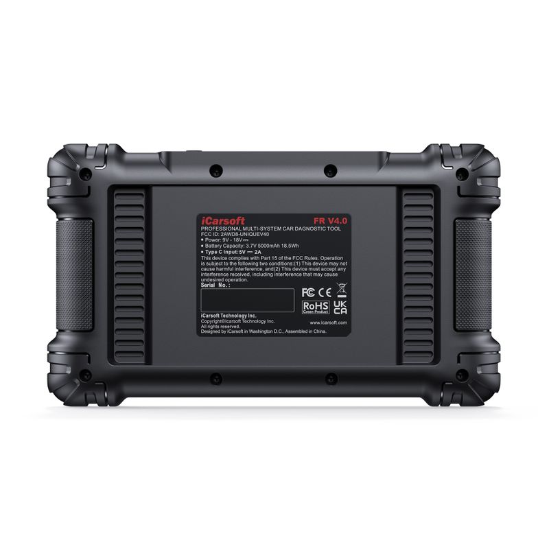 iCarsoft FR V4.0 OBD2 Diagnosverktyg & Felkodsläsare för Peugeot, Citroën, Renault, Fiat, Alfa Romeo, Ferrari & Maserati