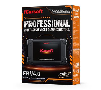iCarsoft FR V4.0 OBD2 Diagnosverktyg & Felkodsläsare för Peugeot, Citroën, Renault, Fiat, Alfa Romeo, Ferrari & Maserati
