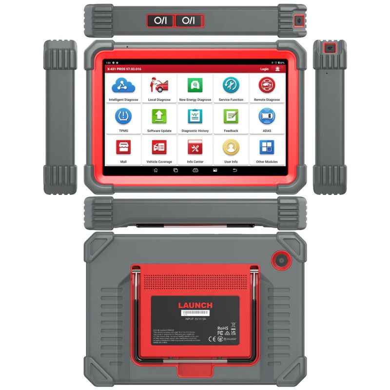 LAUNCH X431 PRO5 Diagnosverktyg – OBD2 Diagnosskanner med SmartLink, J2534 ECU-programmering