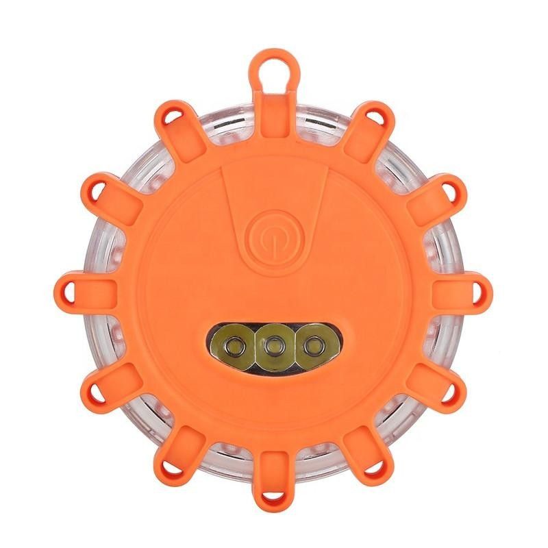 Batteridriven blinkande roterande varningslampa Road Flare LED