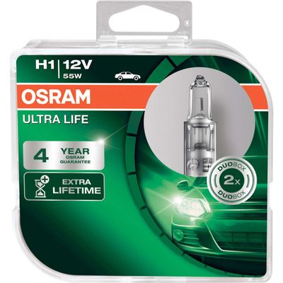 Osram H1 55W Ultra Life 2-pack