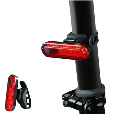 Cykellampa Oval LED Röd baklampa